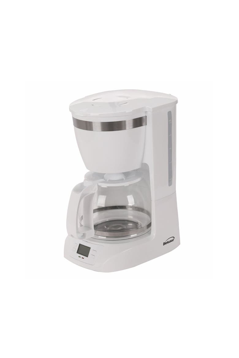 10 Cup Digital Coffee Maker, Main, color, White