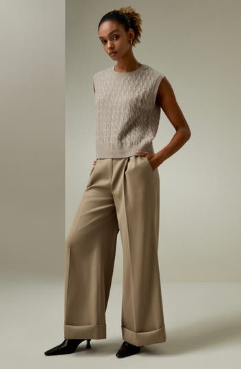 Sleeveless Cashmere Vest