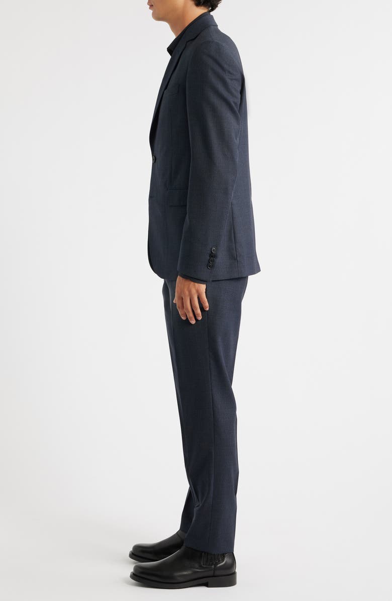 AllSaints Ross Slim Fit Solid Wool Suit, Alternate, color, Navy