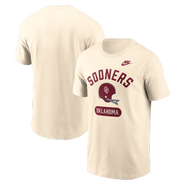 Nike Men's Nike Natural Oklahoma Sooners Legacy Arch Helmet T-Shirt
