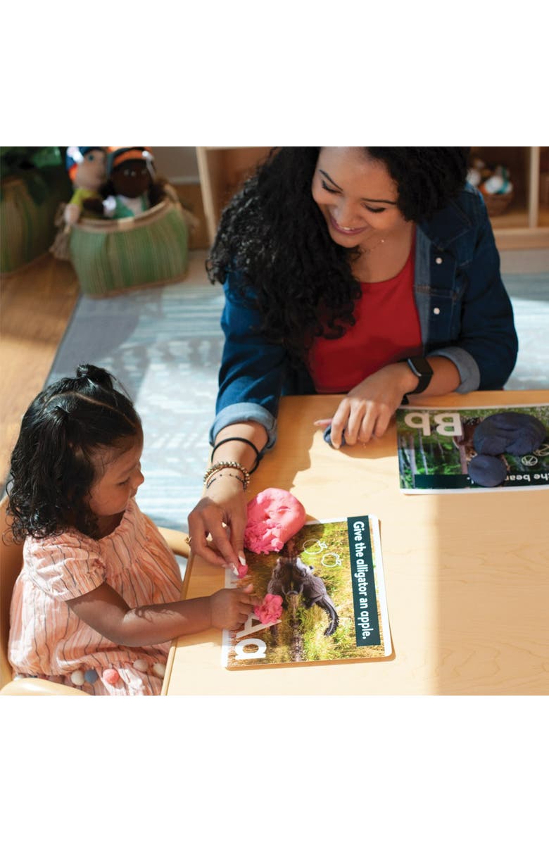 Kaplan Early Learning Company Dough Literacy Mats - Set of 26, Alternate, color, Multicolor