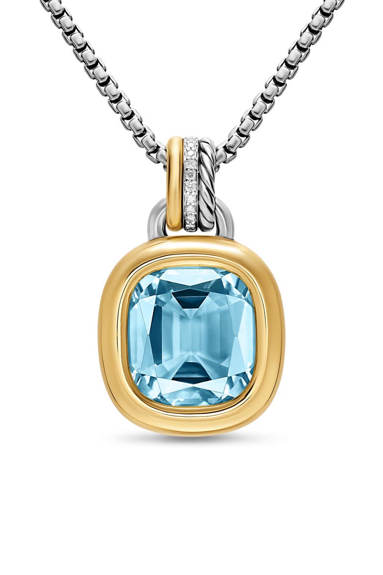 DY Mercer® Semiprecious Stone Amulet, Alternate, color, LIGHT BLUE S8