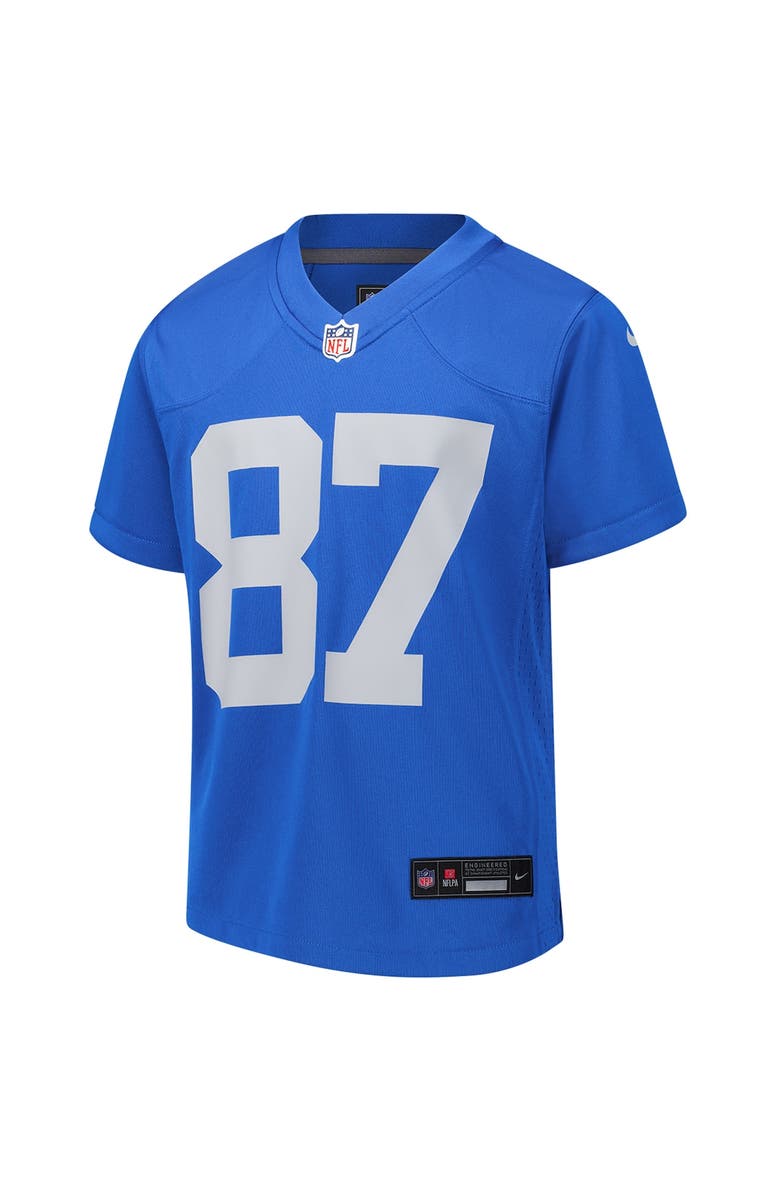 Nike Youth Nike Sam LaPorta Blue Detroit Lions Alternate Game Jersey, Alternate, color, Blue