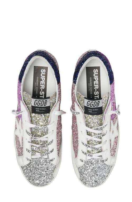 Golden Goose Super-star Low Top Sneaker In Purple