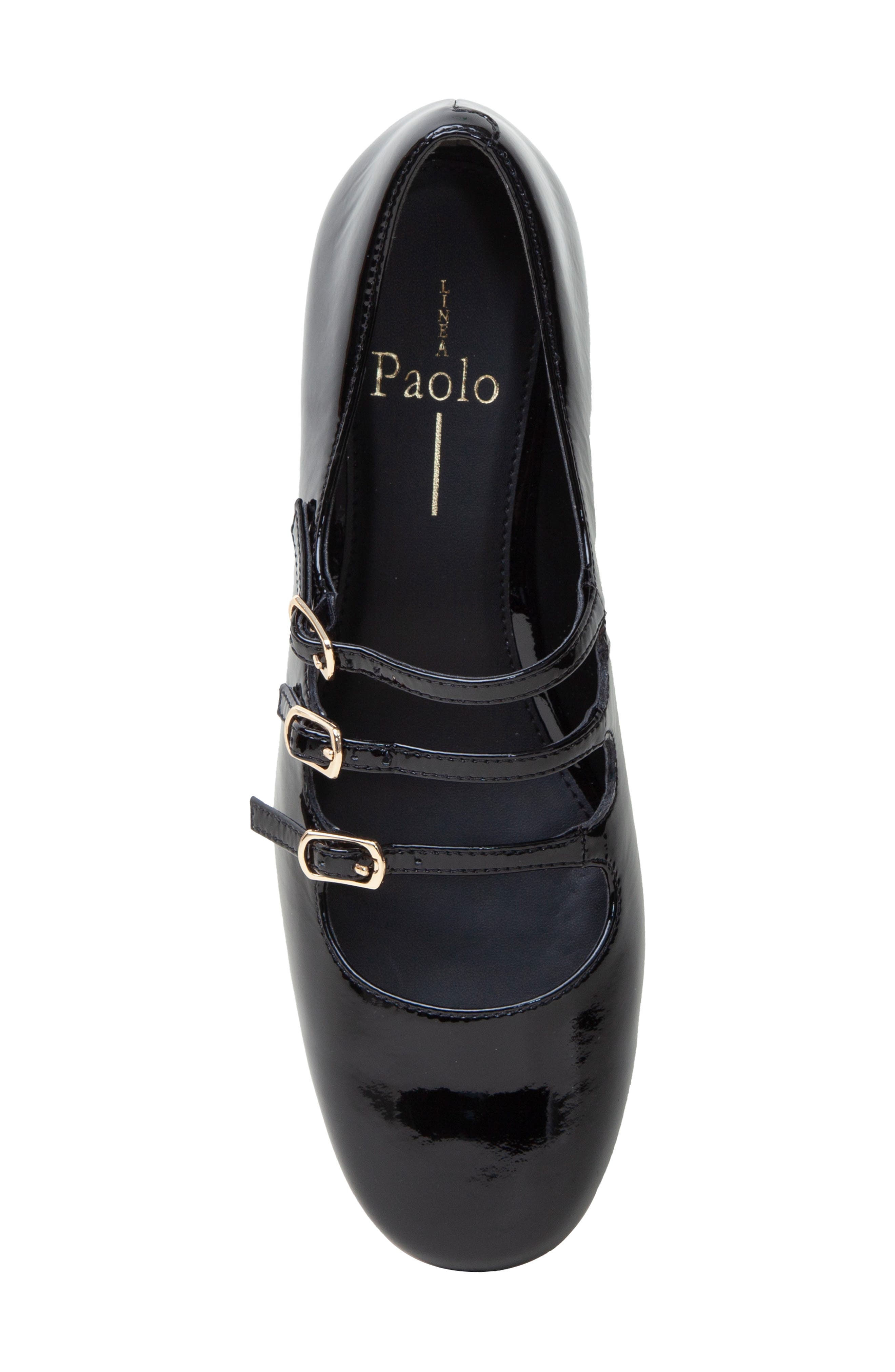 Linea Paolo Mariana Mary Jane Pump, Alternate, color, Black