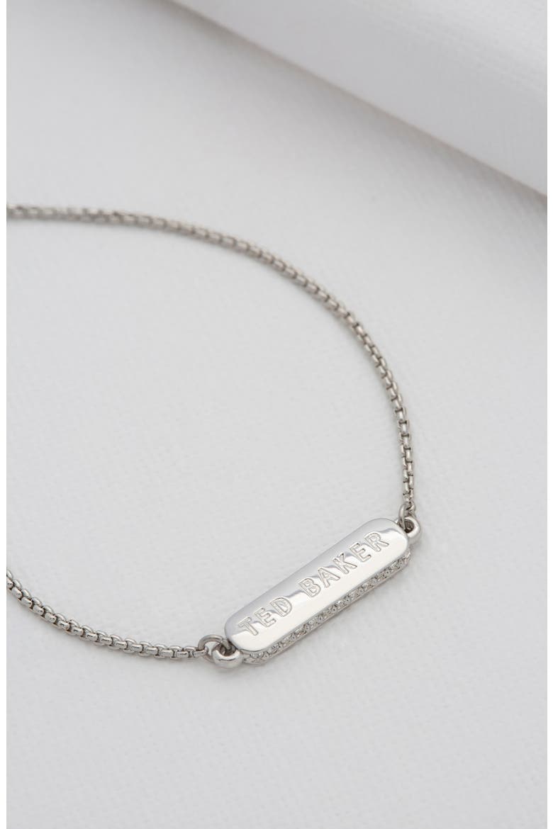 Saraio Sparkle Bar Bracelet, Alternate, color, SILVER TONE CLEAR CRYSTAL