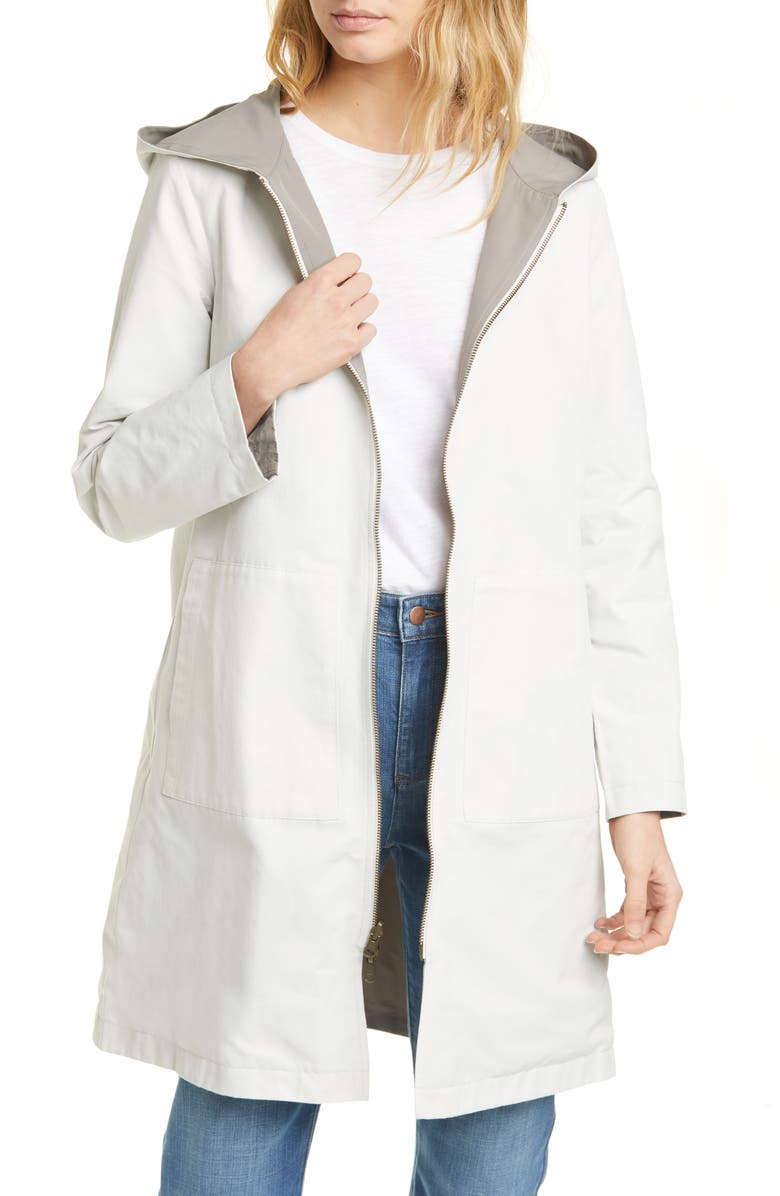 Eileen Fisher Reversible Hooded Jacket, Main, color, 
