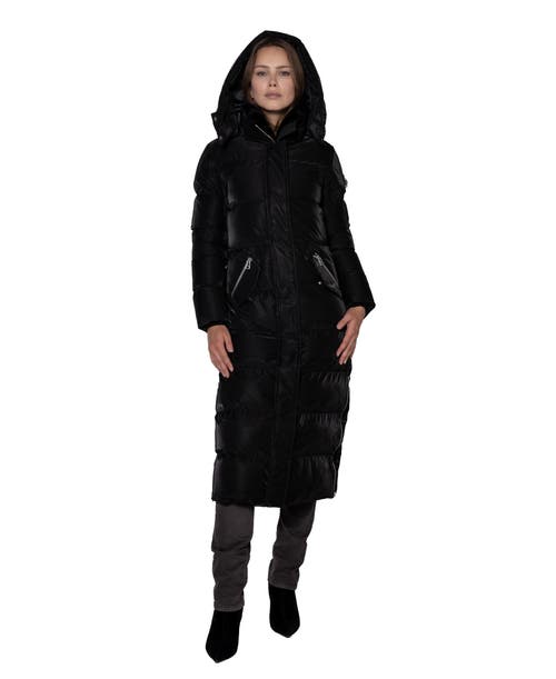 Woodpecker Bird Of Paradise Quilted Coat In Black