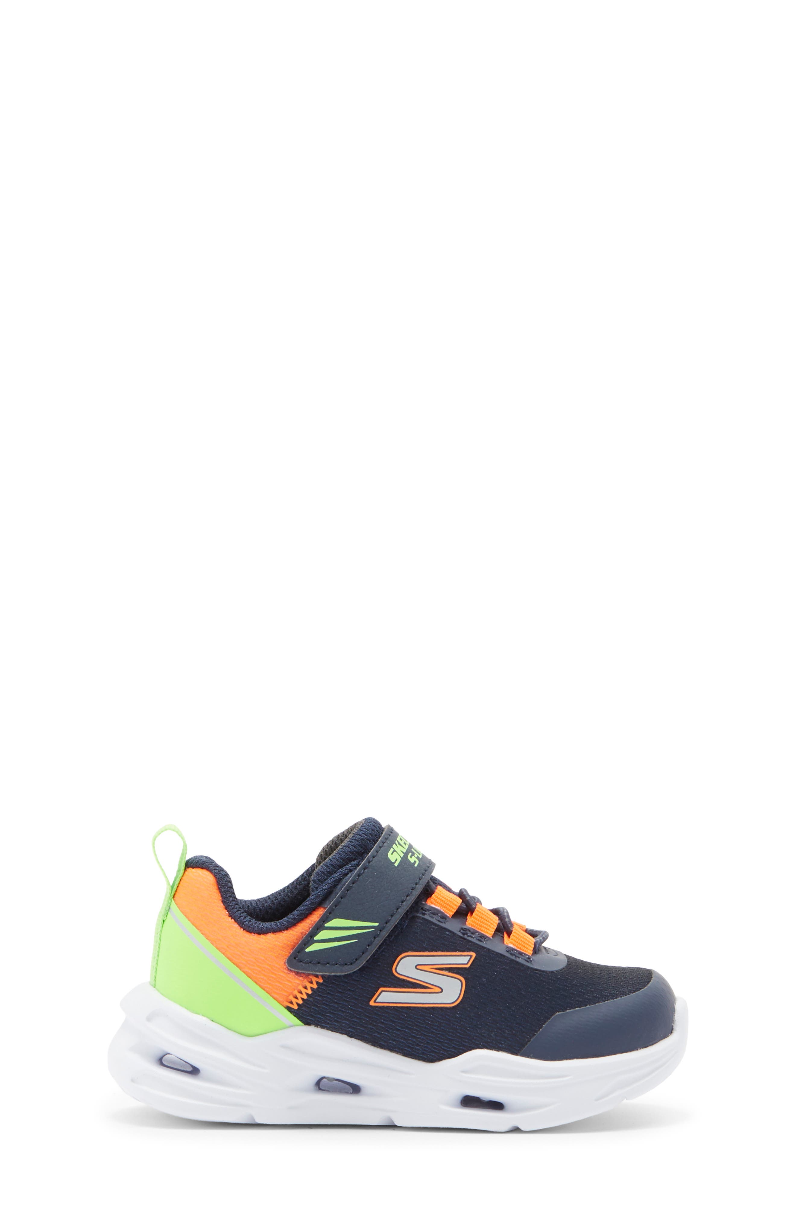 Kids' S-Lights® Glide-Step® Lights Sneaker, Alternate, color, NAVY MULTI