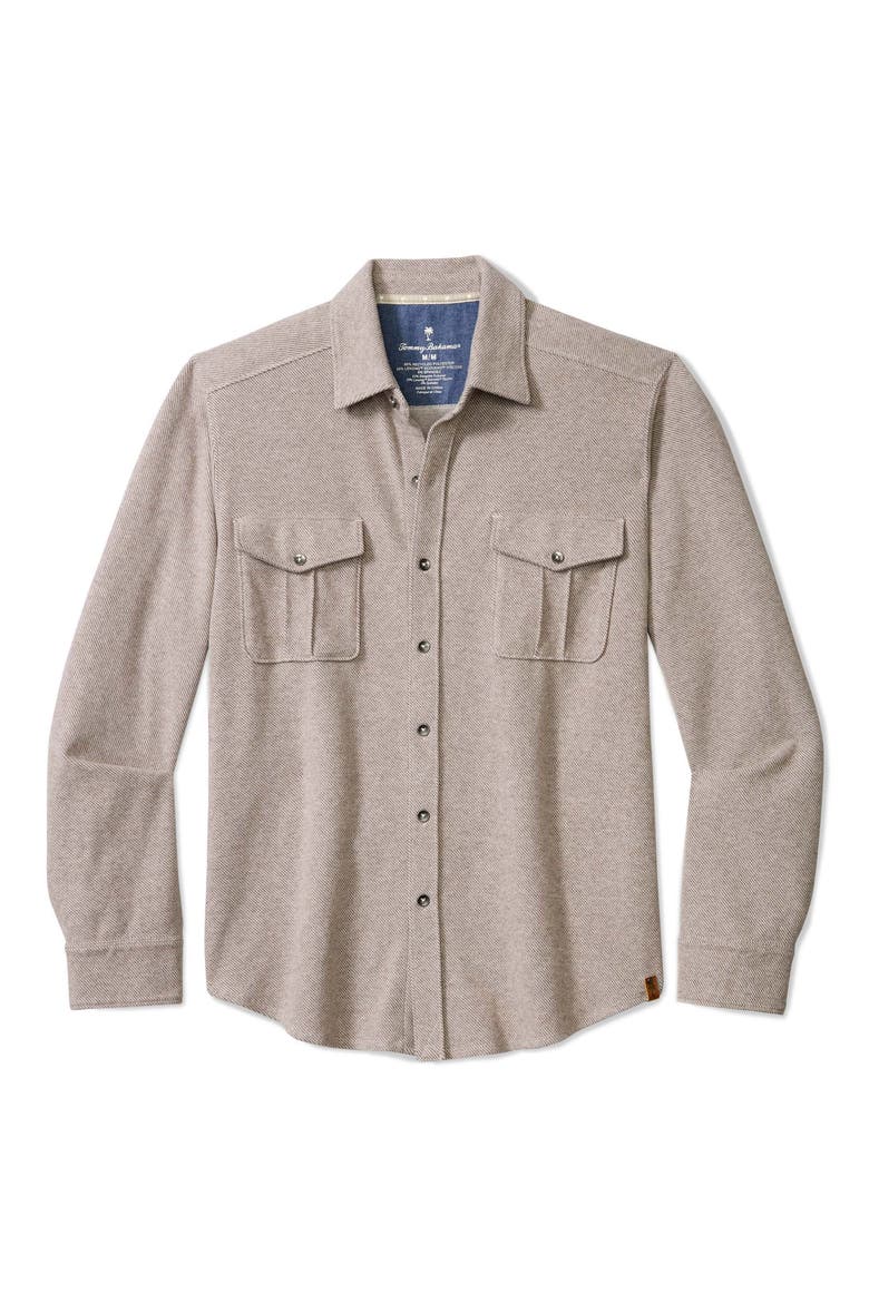 Fireside Coast Flannel Button-Up Shirt, Main, color, TROPHY CUP
