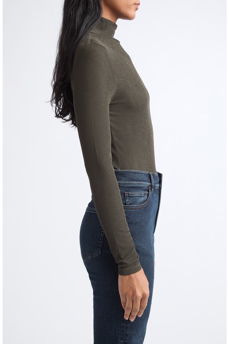 Wyeth Rib Turtleneck, Alternate, color, GREEN SHADOW