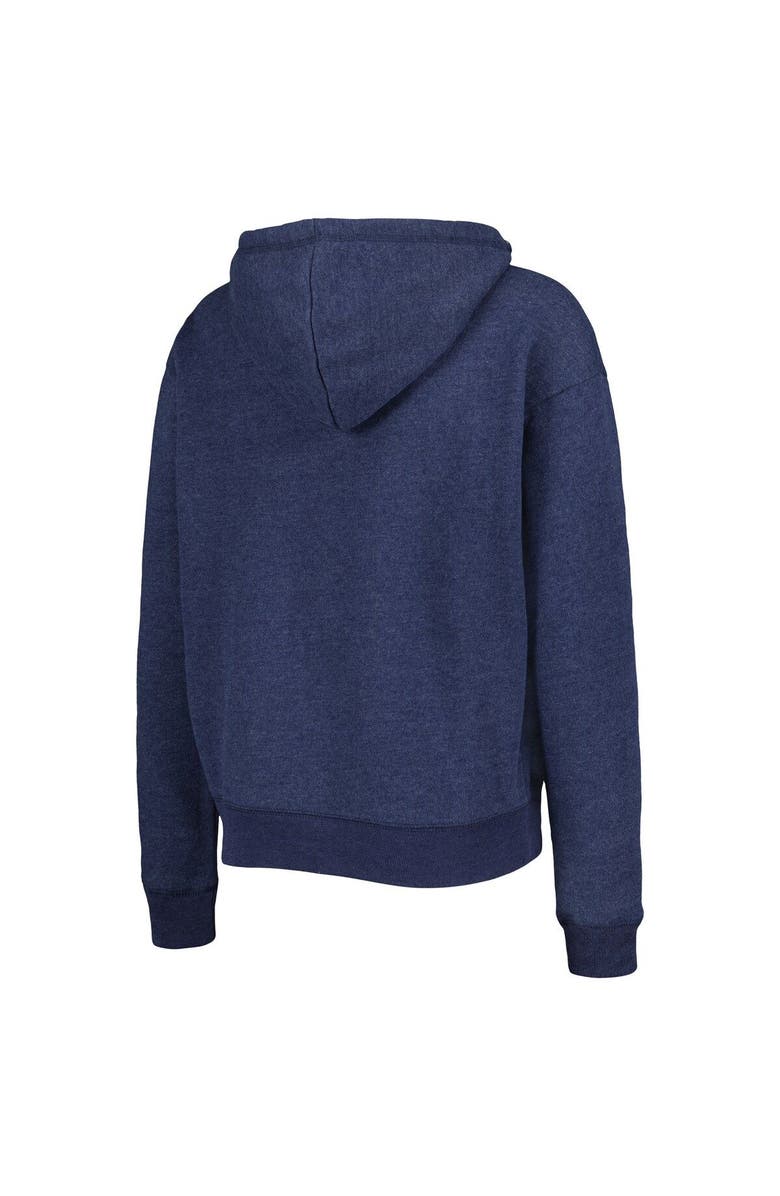 '47 Women's '47 Navy Denver Broncos Color Rise Kennedy Notch Neck Pullover Hoodie, Alternate, color, Navy