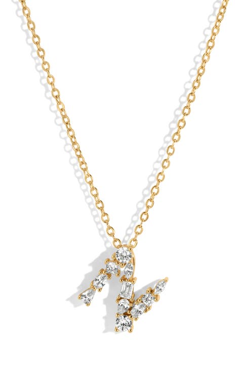 Letter Pendant Necklace