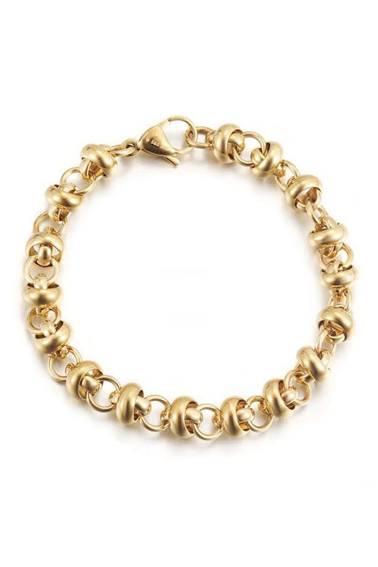Rolo Chain Bracelet, Main, color, GOLD