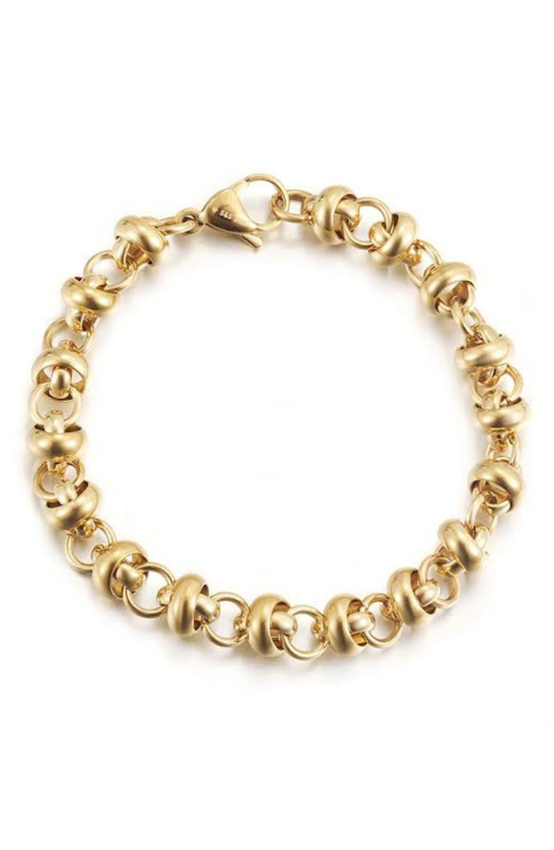 Jane Basch Designs Rolo Chain Bracelet, Main, color, Gold