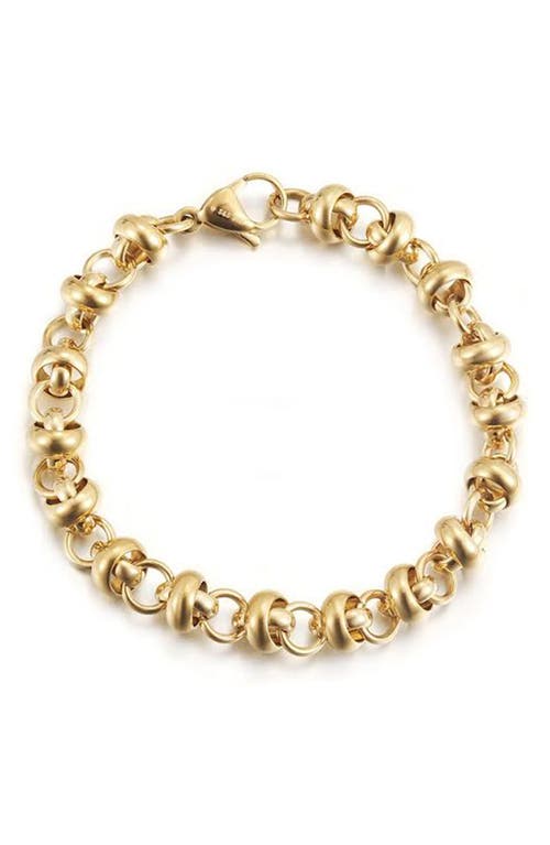 Jane Basch Designs Rolo Chain Bracelet in Gold 