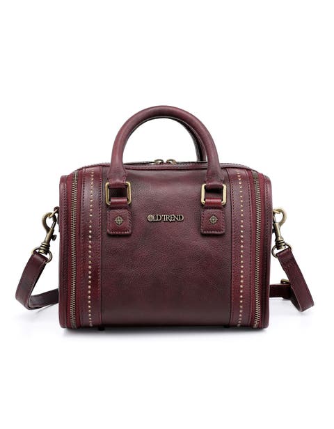 Mini Trunk Genuine Leather Structured Crossbody