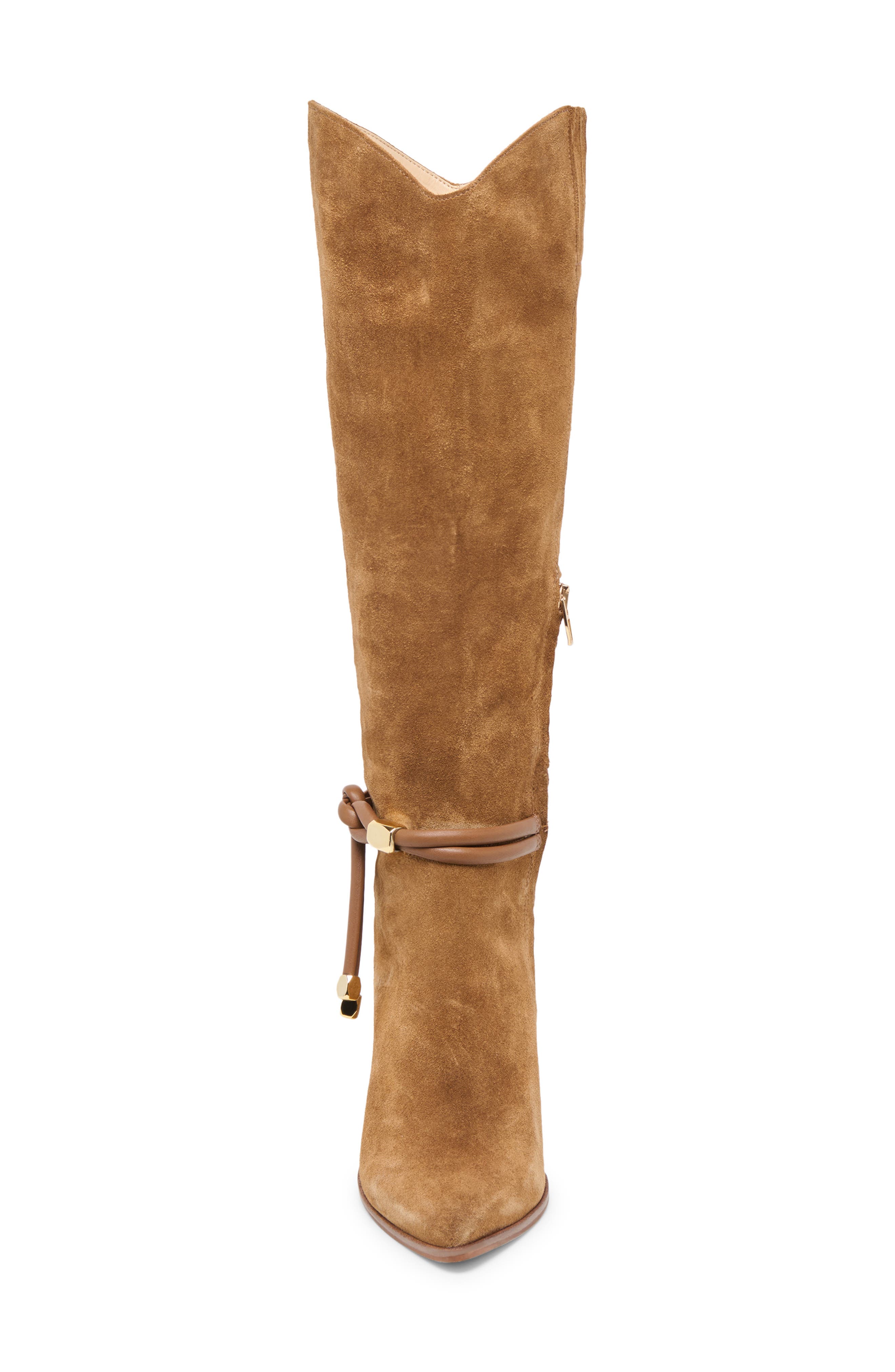 Dolce Vita Tarren Knee High Boot, Alternate, color, Brown Suede