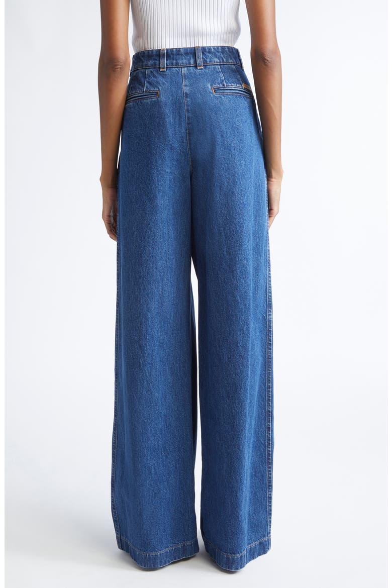 Denim Flare Leg Jeans, Alternate, color, S9001 BLUE