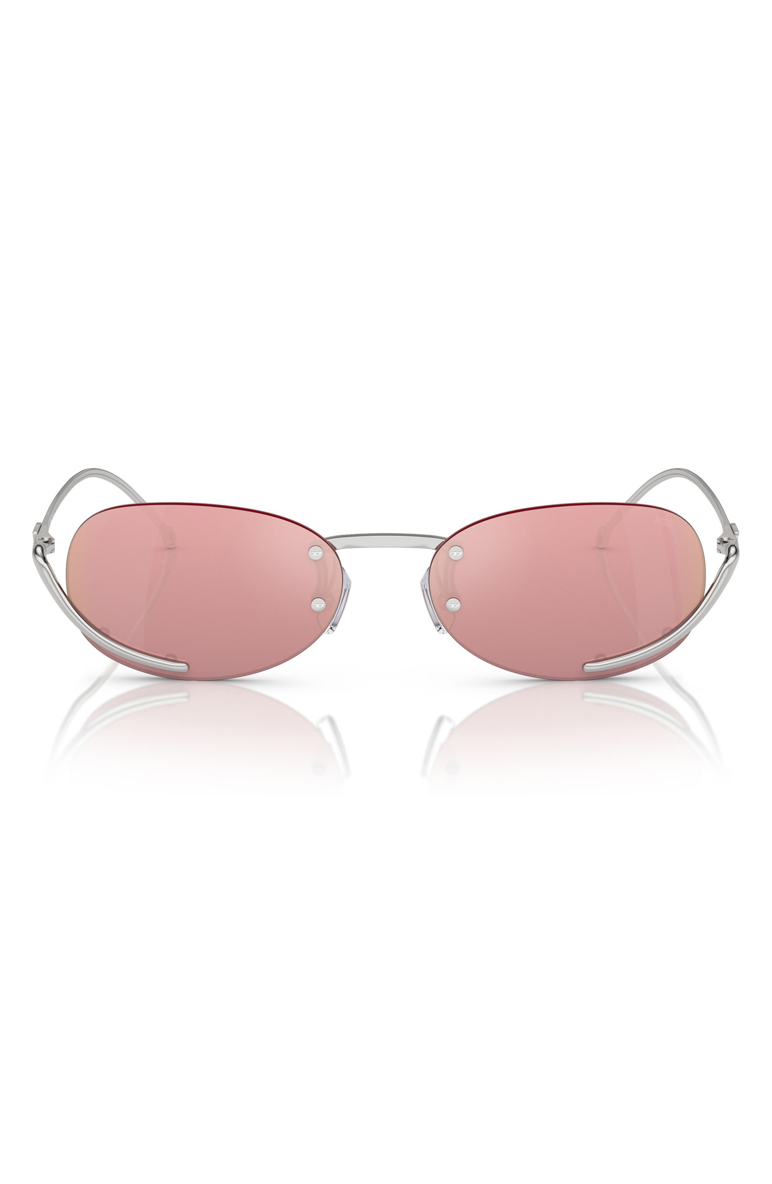 SHINY SILVER / PINK MIRROR