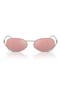  Shiny Silver / Pink Mirror