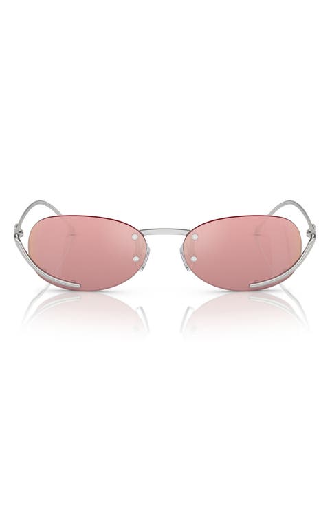 53mm Oval Sunglasses