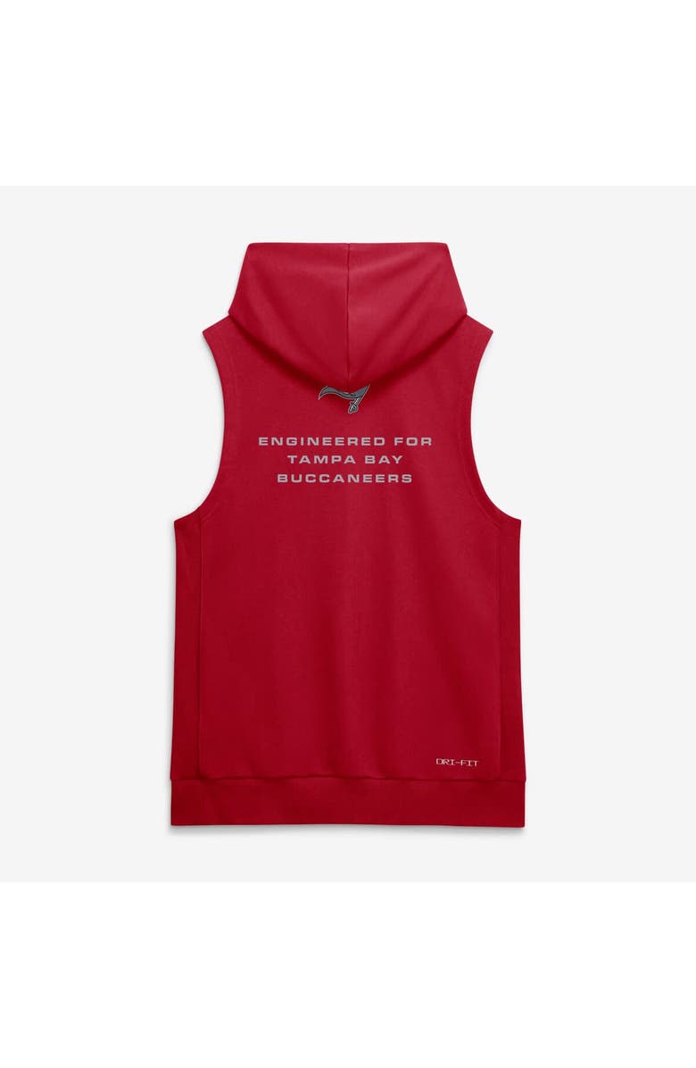 Nike Men's Nike Red Tampa Bay Buccaneers Sideline Standard Issue Dri-FIT Sleeveless Hoodie, Alternate, color, Red