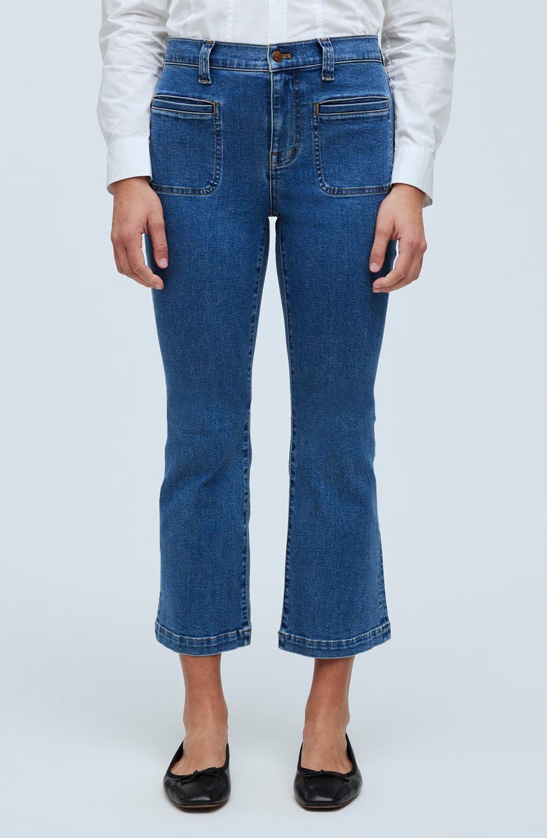 Madewell Kick Out Crop Jeans, Main, color, 
