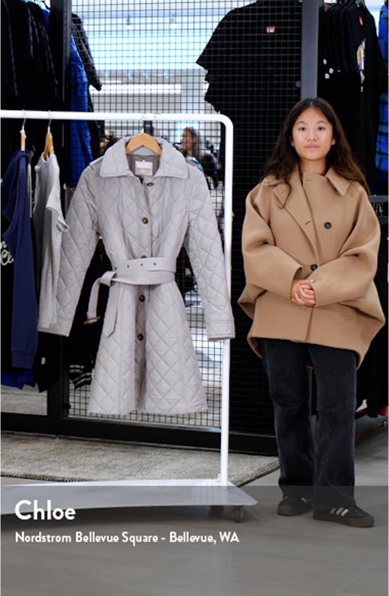 Quilted Belted Trench, sales video thumbnail
