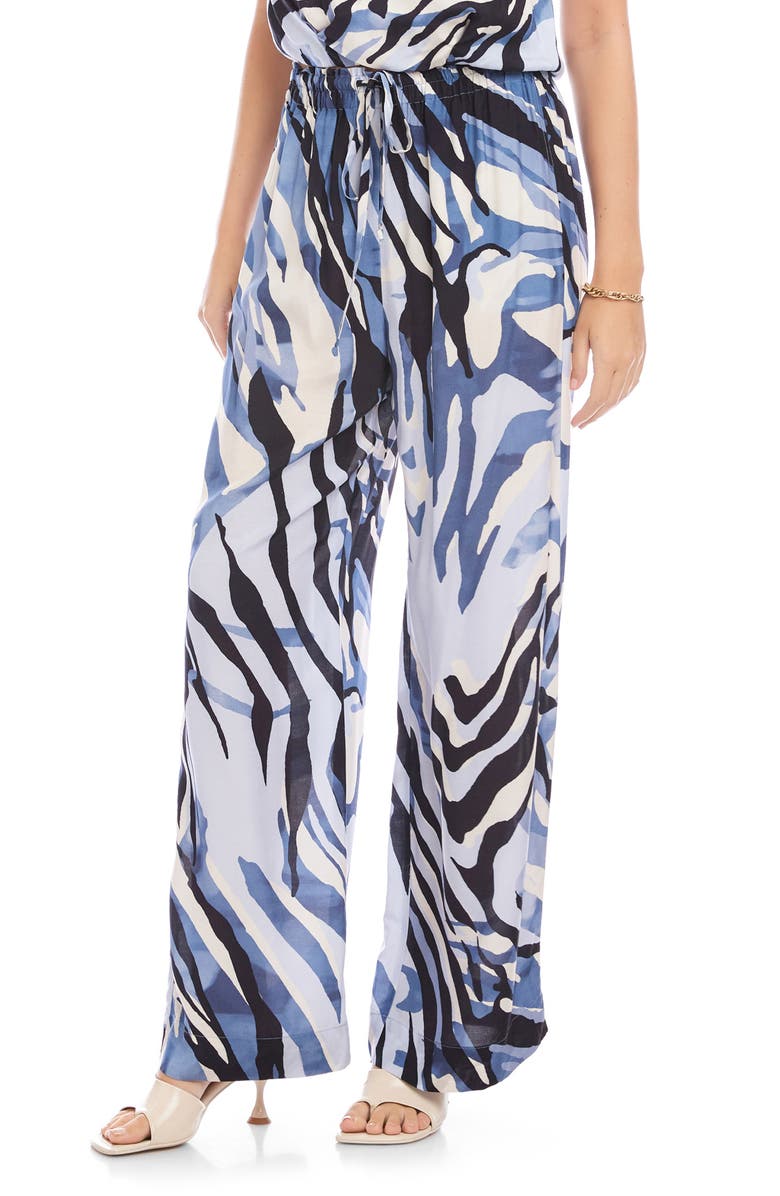 FIFTEEN TWENTY Cora Drawstring Wide Leg Pants, Alternate, color, Print