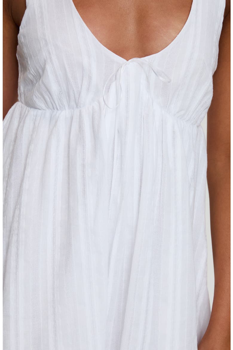Nelty Cotton Mini Sundress, Alternate, color, WHITE
