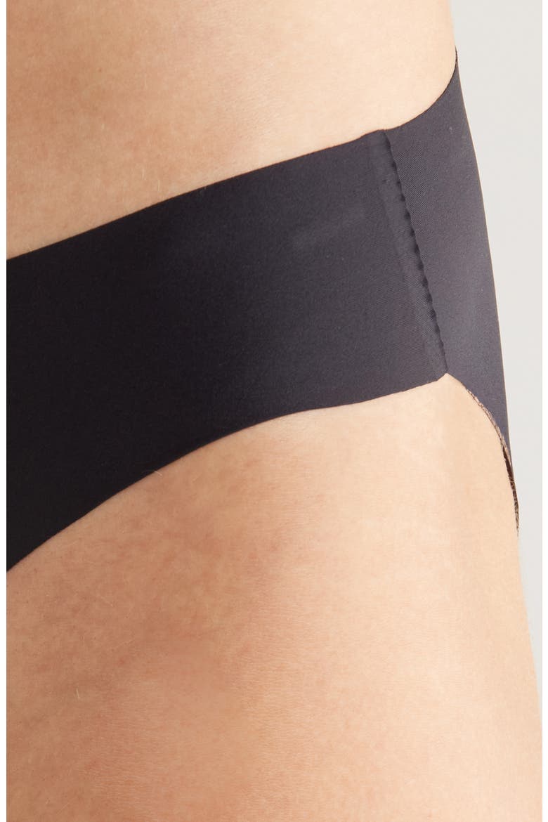 Uniq Seamless Bikini, Alternate, color, BLACK