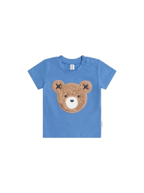 Huxbaby Furry Huxbear  Tee In Blue