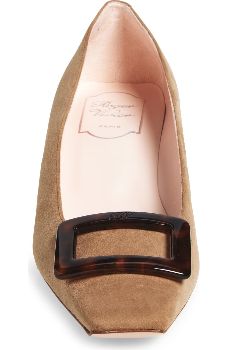 Roger Vivier Belle Vivier Block Heel Pump, Alternate, color, Tabacco Chiaro