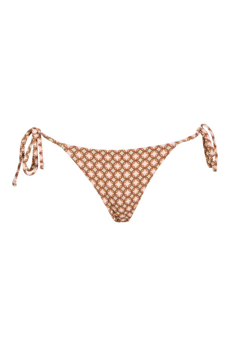 Sunning Reversible Side Tie Bikini Bottoms, Alternate, color, BROWN
