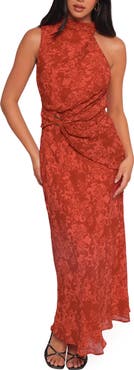 Petal & Pup Isabeau Asymmetric Neck Sleeveless Dress