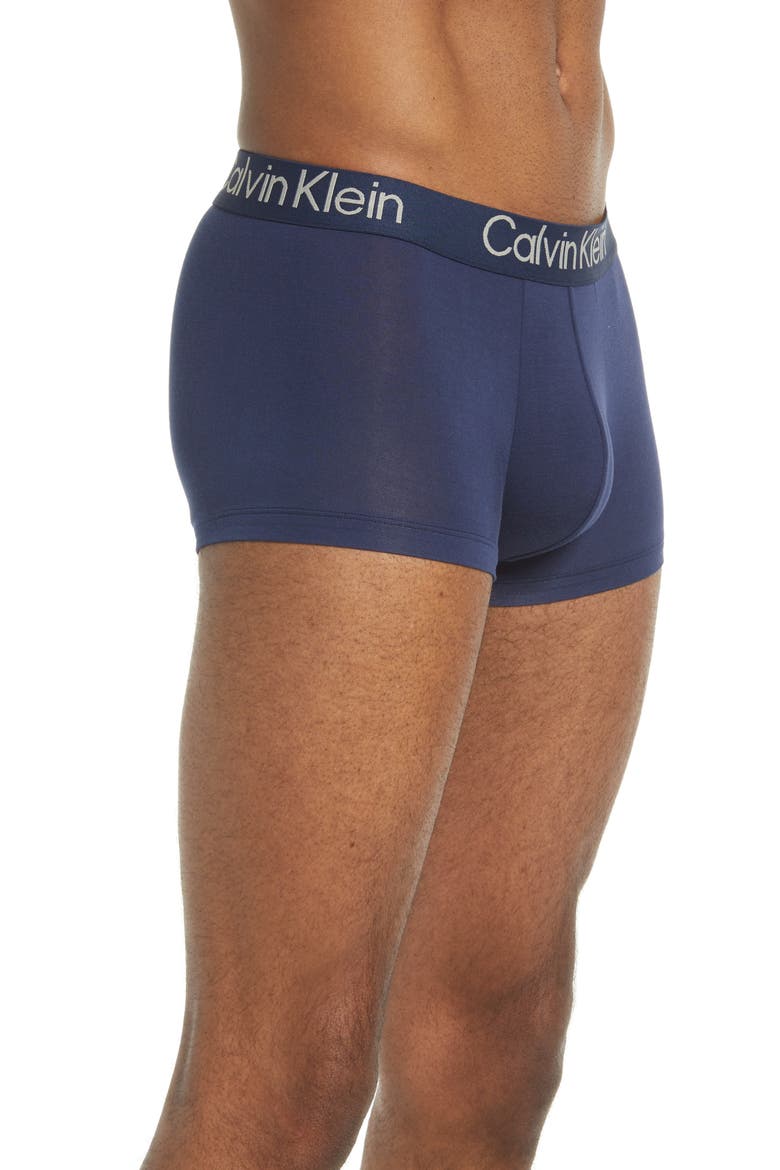 Ultra-Soft Modern 3-Pack Stretch Modal Trunks, Alternate, color, H44 BLACK BLUE