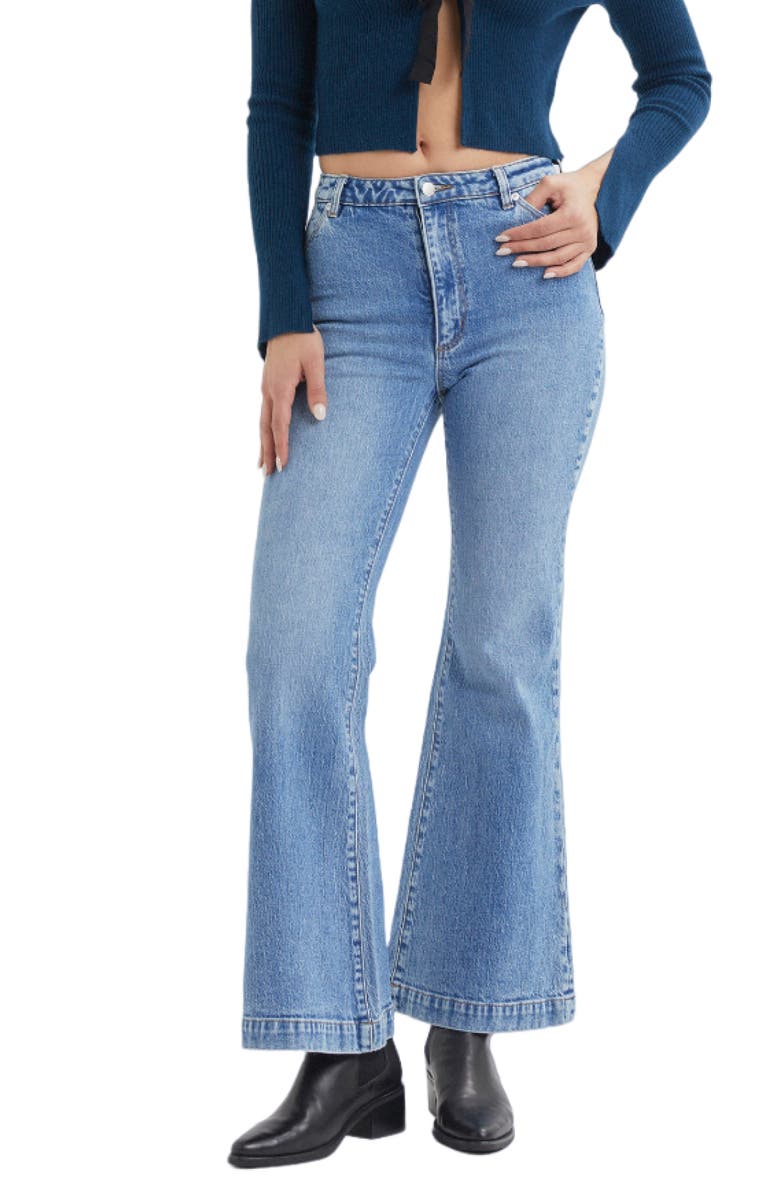 Rolla’s East Coast Ankle Flare Jeans, Alternate, color, 