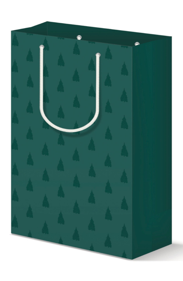 Joy Paper Co. Trees Gift Bag Set of 3, Alternate, color, Green Trees