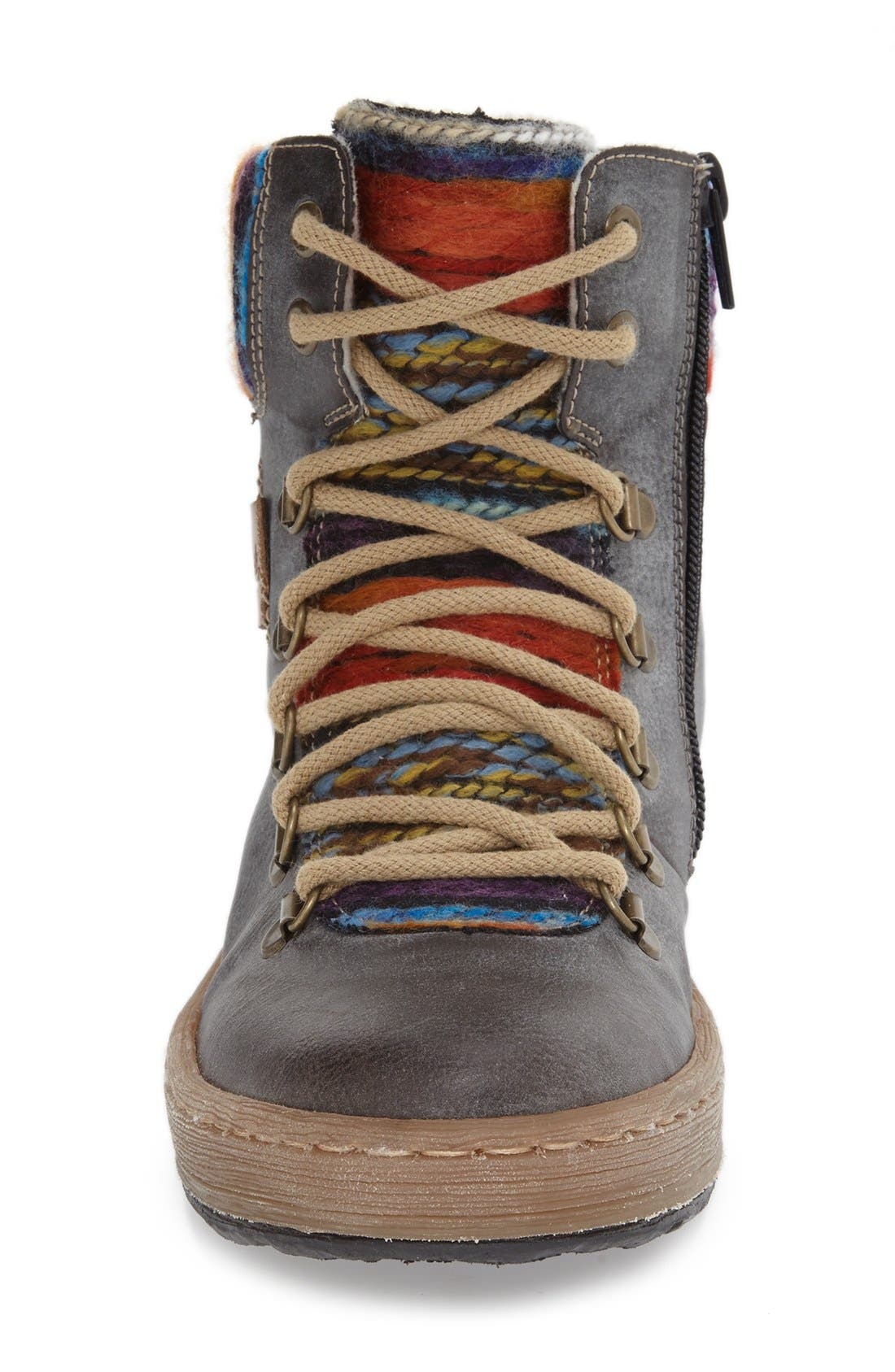 'Felicitas 43' Boot, Alternate, color, BLUE FAUX LEATHER