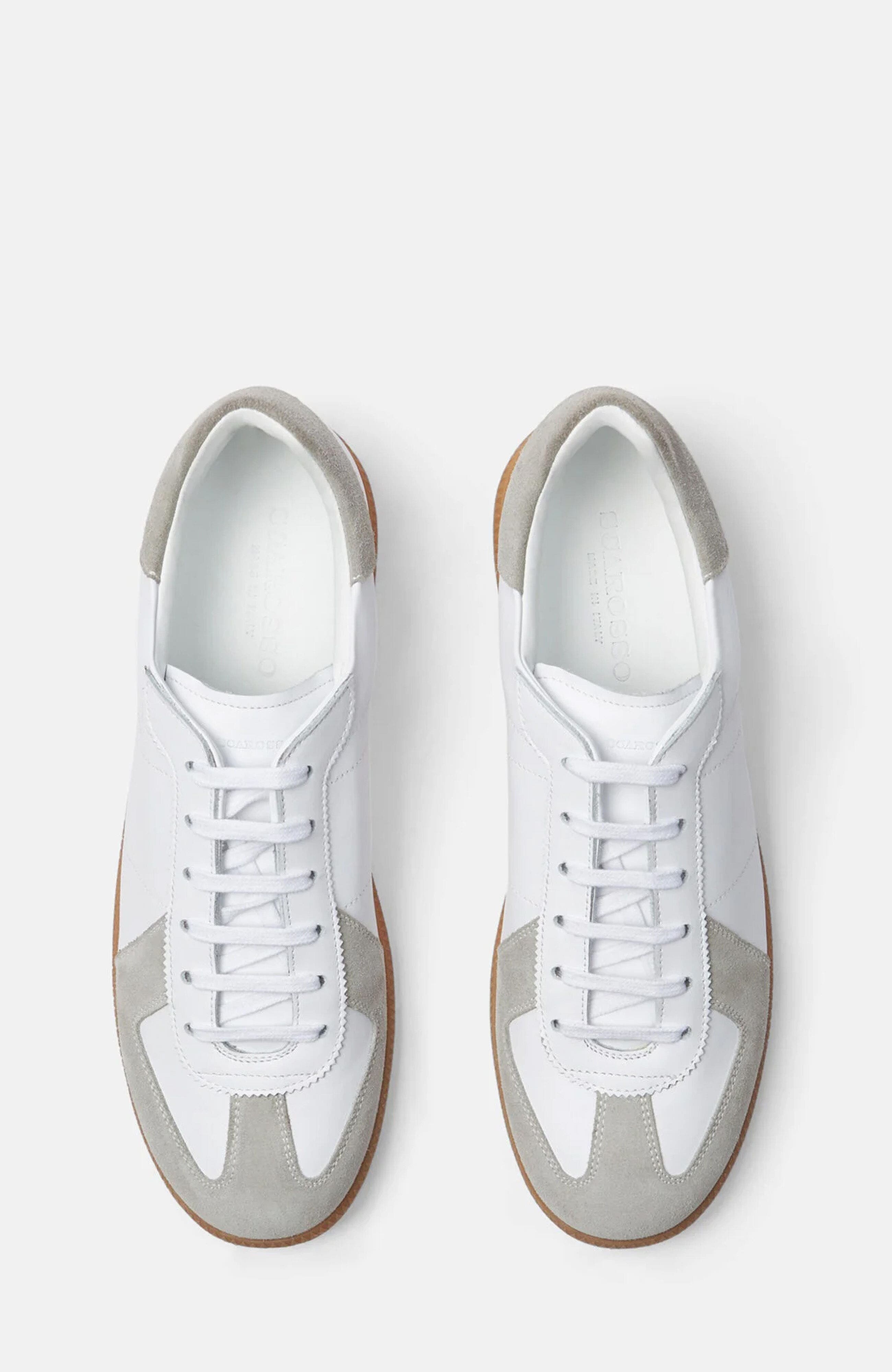 SCAROSSO Hans Sneakers, Alternate, color, White - Calf