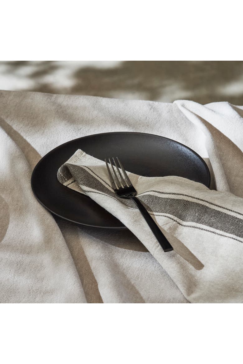 Porto by Stone Lain Semplice Stoneware 24-Piece Dinnerware Set, Alternate, color, Black Matte