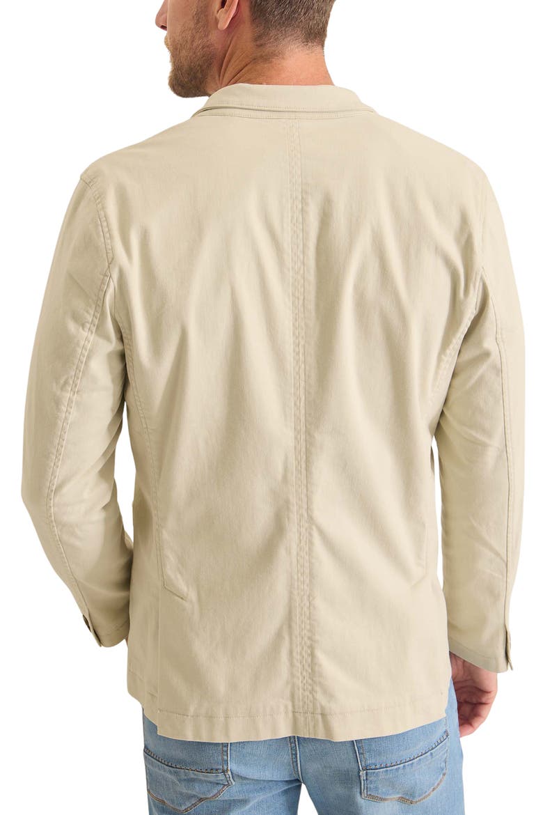 Cabo Coast Tan Stretch Cotton Blend Sport Coat, Alternate, color, KHAKI SANDS