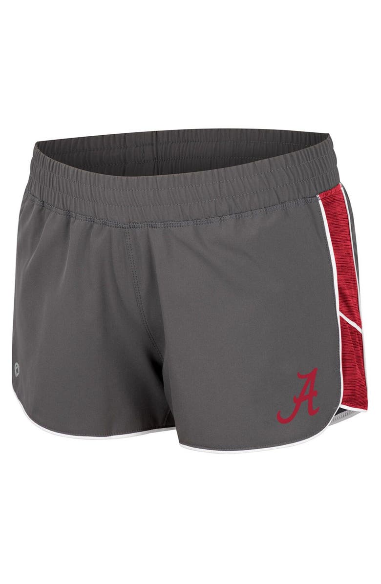 COLOSSEUM Women's Colosseum Gray Alabama Crimson Tide Pull The Switch Running Shorts, Alternate, color, Gray