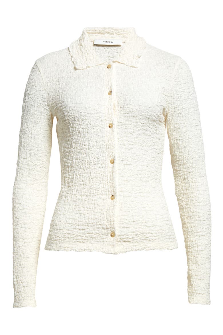 Smocked Shirt, Main, color, GESSO
