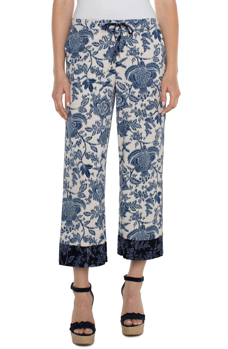 Liverpool Los Angeles Drawstring Wide Leg Pants, Main, color,