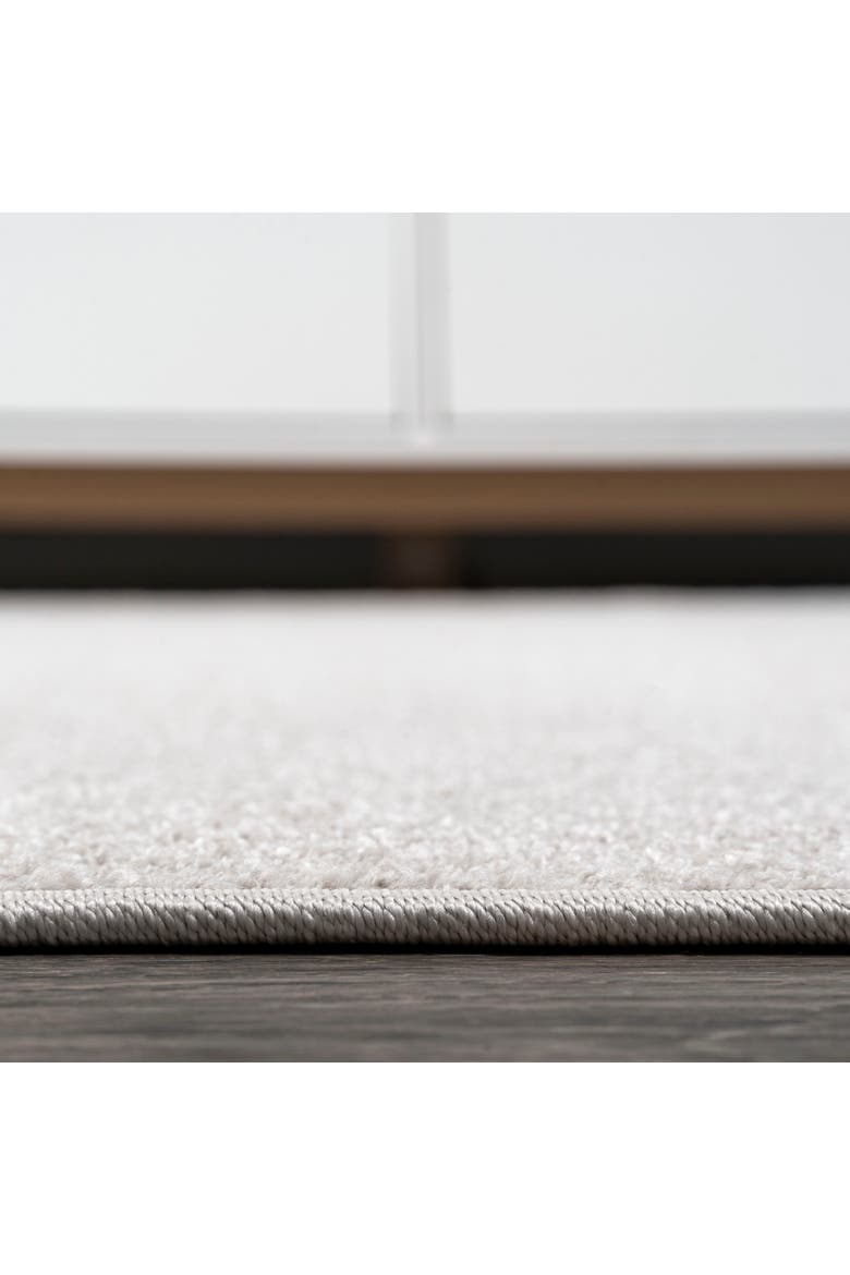Haze Solid Low-Pile Area Rug, Alternate, color, Cream