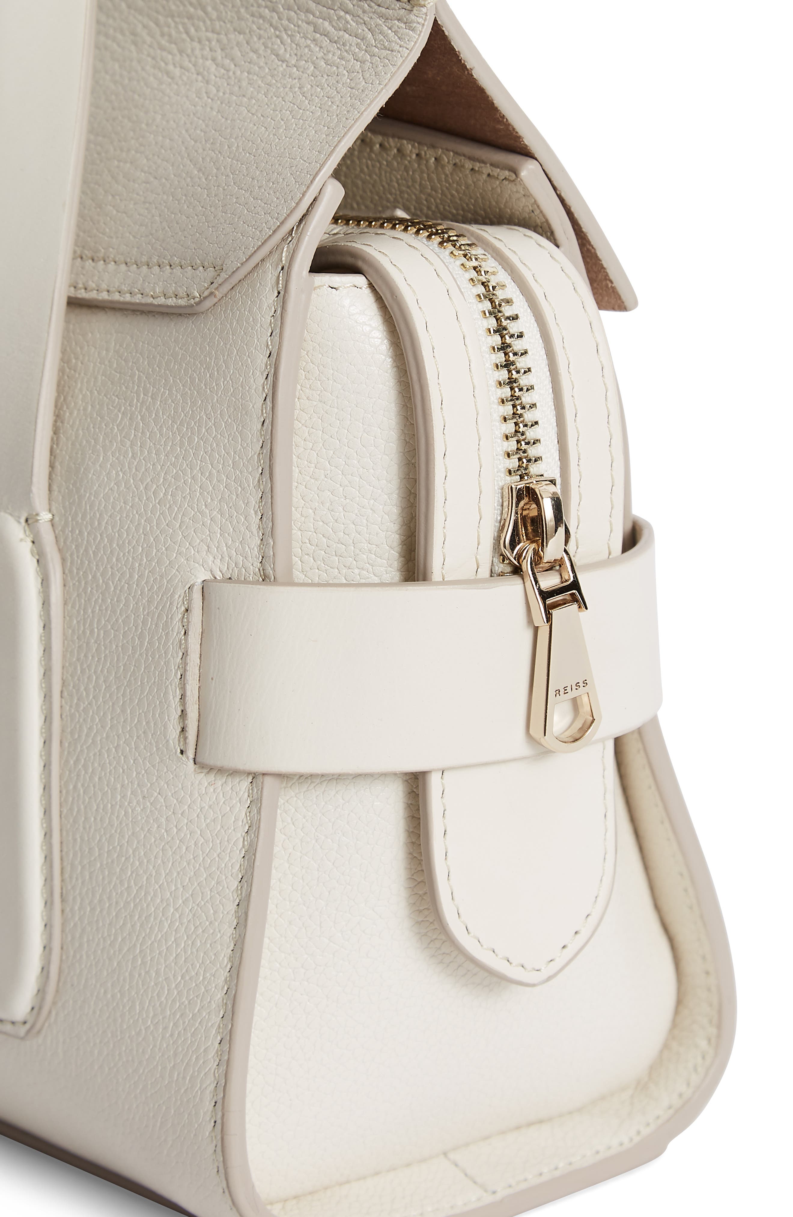 Sophie Leather Crossbody Bag, Alternate, color, OFF-WHITE