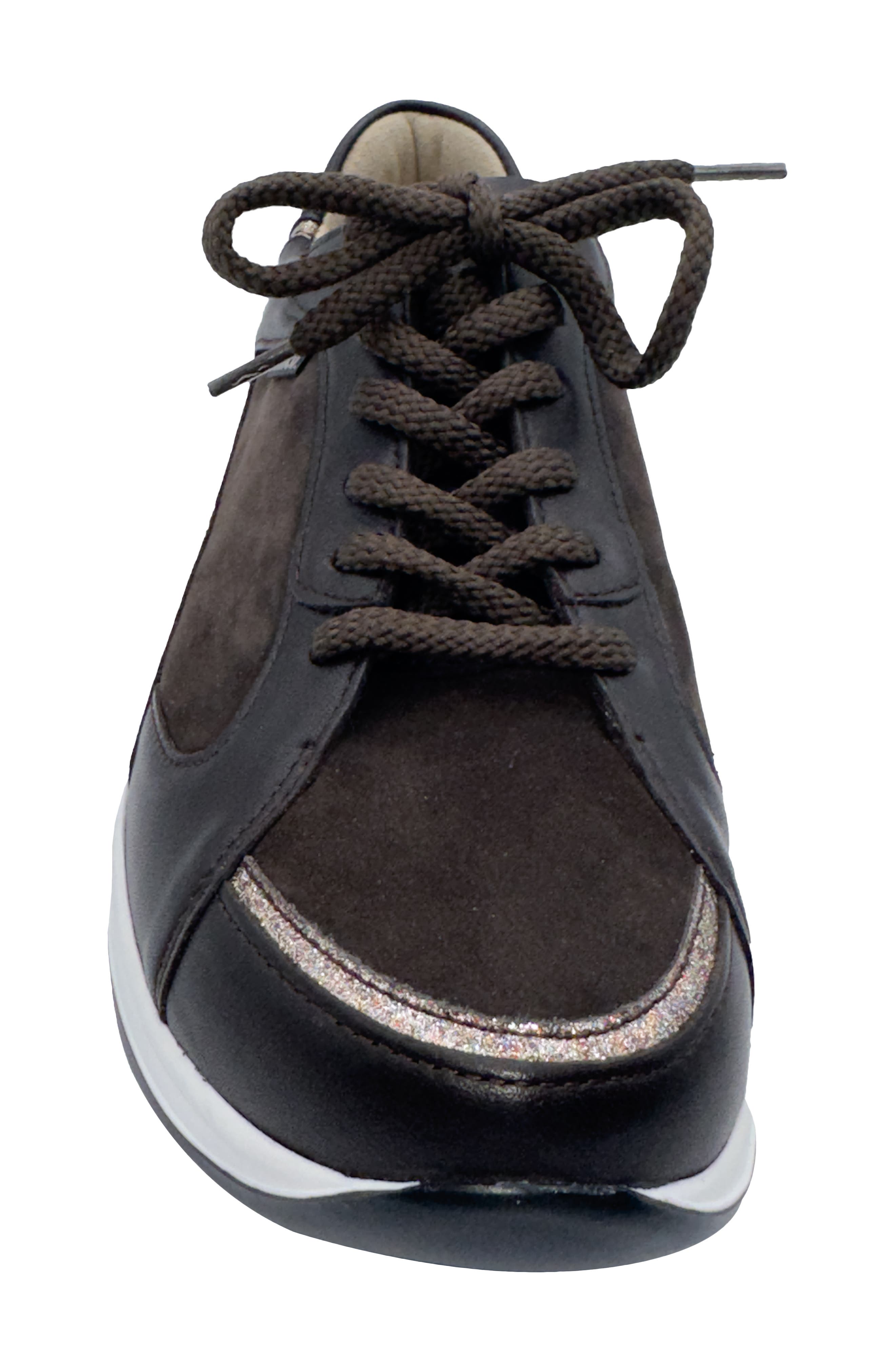 Piccadilly Sneaker, Alternate, color, BROWN / GOLD