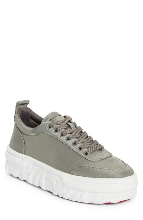 Christian Louboutin Choukario Platform Sneaker In Smoke Grey